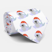Leuke Goofkins Xmas baby seal santa Stropdas (Opgerold)