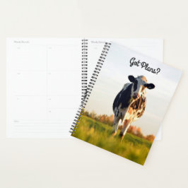 Leuke Got Plans Holstein Heifer in Pasture (Lg.) Planner