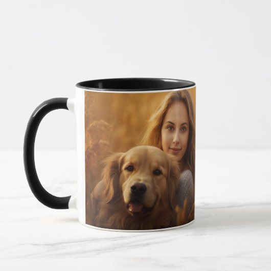 Leuke gouden retriever Beste Hond Moeder Ooit koff Mok (Links)