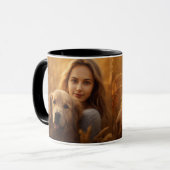 Leuke gouden retriever Beste Hond Moeder Ooit koff Mok (Voorkant links)