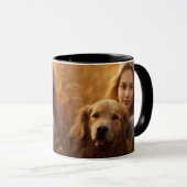 Leuke gouden retriever Beste Hond Moeder Ooit koff Mok (Voorkant rechts)