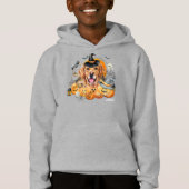 Leuke Gouden Retriever Halloween Hond Custom (Voorkant)