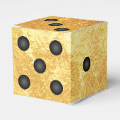 Leuke Gouden Winnaar Bunco Dice Party Favor Box Bedankdoosjes (Voorkant Zijde)