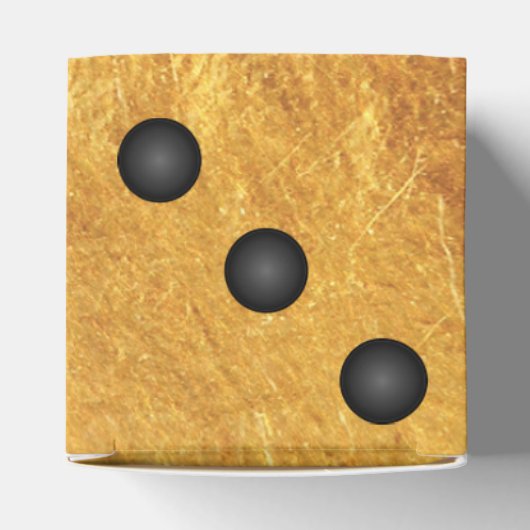 Leuke Gouden Winnaar Bunco Dice Party Favor Box Bedankdoosjes (Bovenkant)