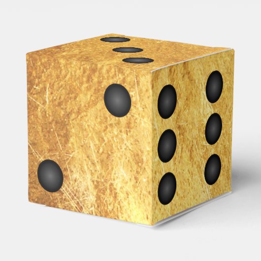 Leuke Gouden Winnaar Bunco Dice Party Favor Box Bedankdoosjes (Achterkant)