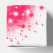 Leuke Graffiti spray verf roze sprankelend hart Bedankdoosjes (Bovenkant)