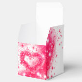 Leuke Graffiti spray verf roze sprankelend hart Bedankdoosjes (Geopend)
