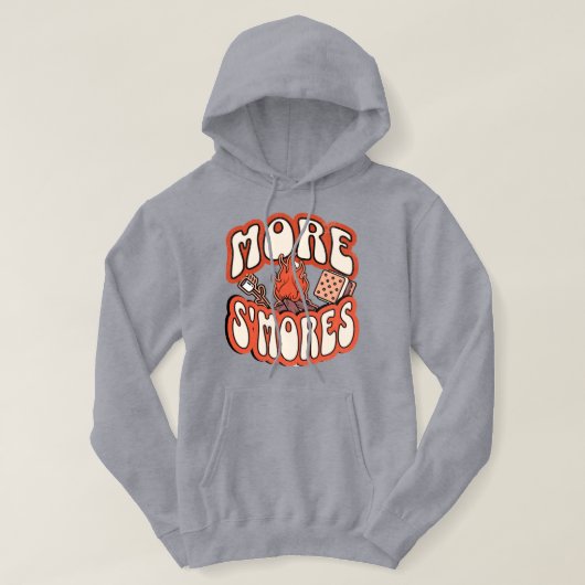 Leuke grafische kleding - Meer S'mores Hoodie (Design voorkant)