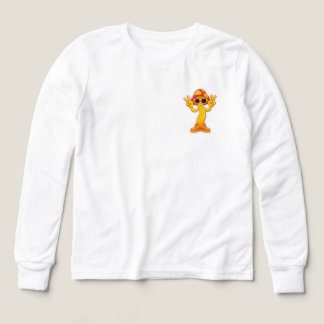 Leuke grafische pullover in zakformaat