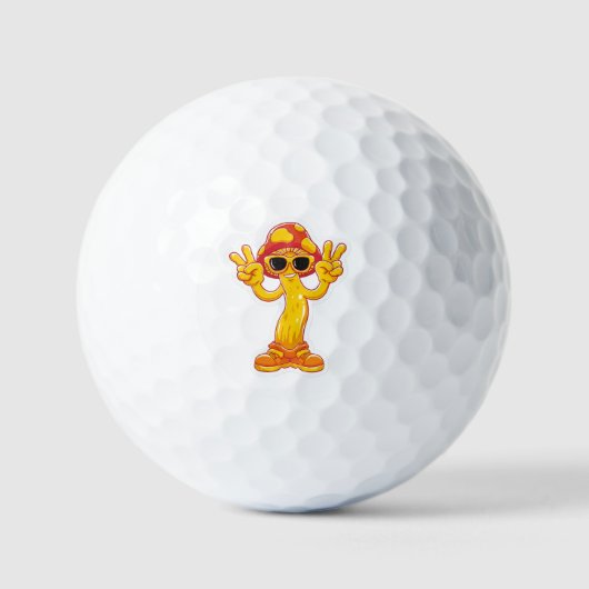 Leuke grafische pullover in zakformaat golfballen (Voorkant)
