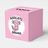 Leuke grappige Axolotl-club aangepaste bewerkbare  Bedankdoosjes (Voorkant Zijde)