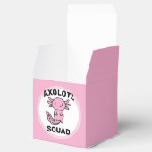 Leuke grappige Axolotl-club aangepaste bewerkbare  Bedankdoosjes (Geopend)
