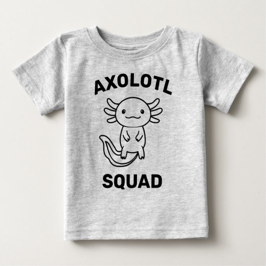 Leuke grappige Axolotl-club feestje bewerkbare bla (Voorkant)