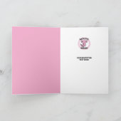 Leuke grappige Axolotl Squad aanpasbare roze Kaart (Binnen)
