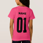 Leuke grappige Axolotl Squad Feestje bewerkbare bl T-shirt (Achterkant)