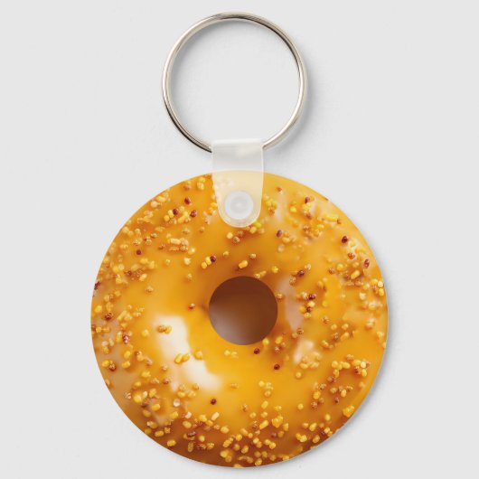Leuke Grappige Bagel Promotie  Sleutelhanger (Voorkant)
