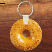 Leuke Grappige Bagel Promotie  Sleutelhanger (Voorkant)