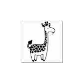 Leuke Grappige Cartoon Baby Giraffe Rubberstempel (Afrduk)