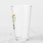 Leuke, grappige dinosaurus glas (Links)