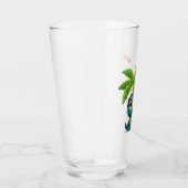 Leuke, grappige dinosaurus glas (Rechts)