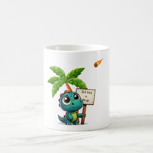 Leuke, grappige dinosaurus koffiemok (Center)