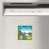 Leuke, grappige dinosaurus magneet (Insitu (Vaatwasser))