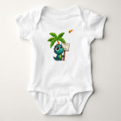 Leuke, grappige dinosaurus romper (Voorkant)
