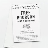 Leuke Grappige Gratis Bourbon Verjaardagsfeestuitn Kaart