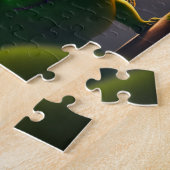 Leuke Grappige Groene 3D Monsters Legpuzzel (Zijkant)
