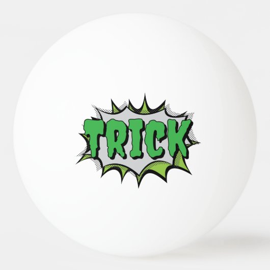 Leuke grappige Halloween 'Trick' met 'Zombie Eyeba Pingpongbal (Voorkant)