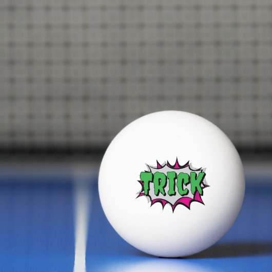 Leuke grappige Halloween 'Trick' met 'Zombie Eyeba Pingpongbal (Net)