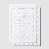 Leuke Grappige Hand Getekende Doodle Bruiloft Vellum Uitnodigingen (Offset (Uitnodiging))
