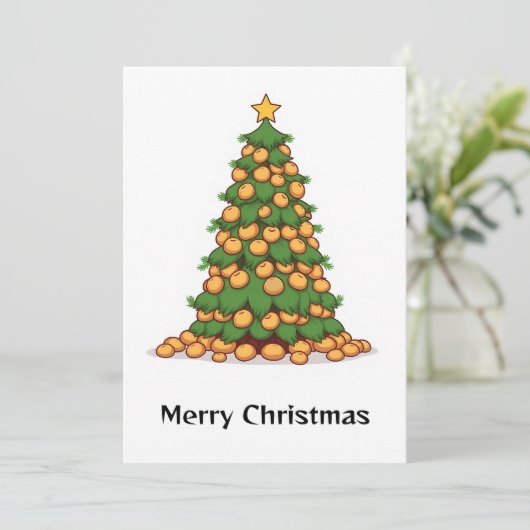 Leuke Grappige Hilarische Niet-Foto Moderne Humor Feestdagenkaart (Staand voorkant)