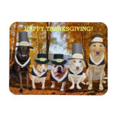  Leuke/Grappige Honden Thanksgiving Magnet Magneet (Horizontaal)