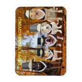  Leuke/Grappige Honden Thanksgiving Magnet Magneet (Verticaal)