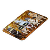  Leuke/Grappige Honden Thanksgiving Magnet Magneet (Linkerzijde)