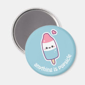 Leuke grappige ijsje magneet (Voorkant / Achterkant)