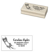 Leuke Grappige Kat Gepersonaliseerd Rubberstempel (Gestempeld)