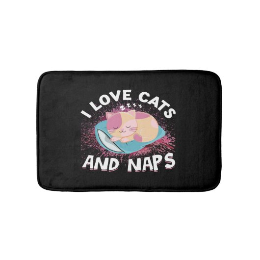 Leuke grappige Katten met Quote Cat-Lover Badmat (Voorkant)