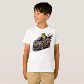 Leuke grappige kikker t-shirt (Voorkant volledig)