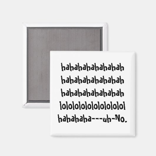 Leuke grappige magneet (Voorkant / Achterkant)