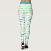 Leuke Grappige Ondeugende Leuke Kerst Vakantie Yog Leggings (Achterkant)