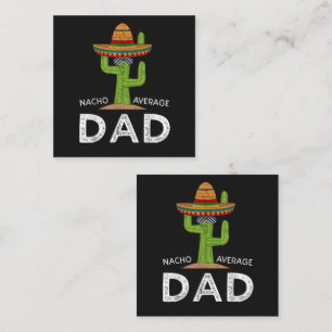 Leuke grappige papa grap _ Funny Saying Dad Vierkante Visitekaartje