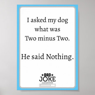 Leuke grappige papa grap ontwerp poster