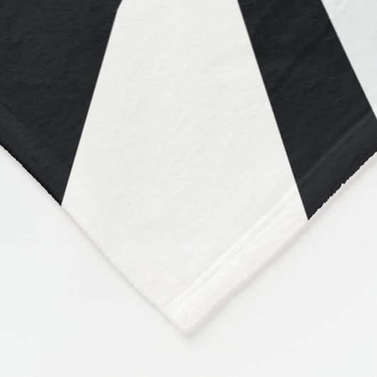 Leuke Grappige Pinguïn Kwekerij Zwart-wit Fleece Deken (Hoek)