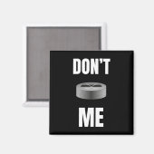 Leuke Grappige Puck Met Stick Hockey  Magneet (Voorkant / Achterkant)