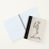 Leuke Grappige Skelet Spiraal Notebook Notitieboek (Binnen)