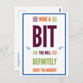 Leuke Grappige Spreuk Citaat Motiverende Verjaarda Briefkaart (Voorkant / Achterkant)