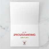 Leuke grappige unieke bedankkaart voor boeren kaart (Binnen)