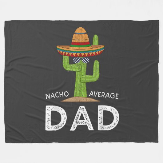 Leuke grappige vader grap _ Funny Saying Dad Fleece Deken (Voorkant (Horizontaal))